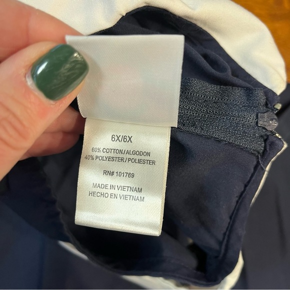 Googled navy red white sailor dress size 6x - Picture 3 of 5